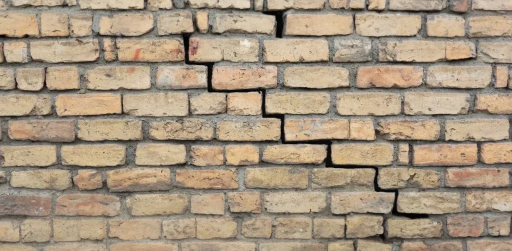 movement joint in brickwork